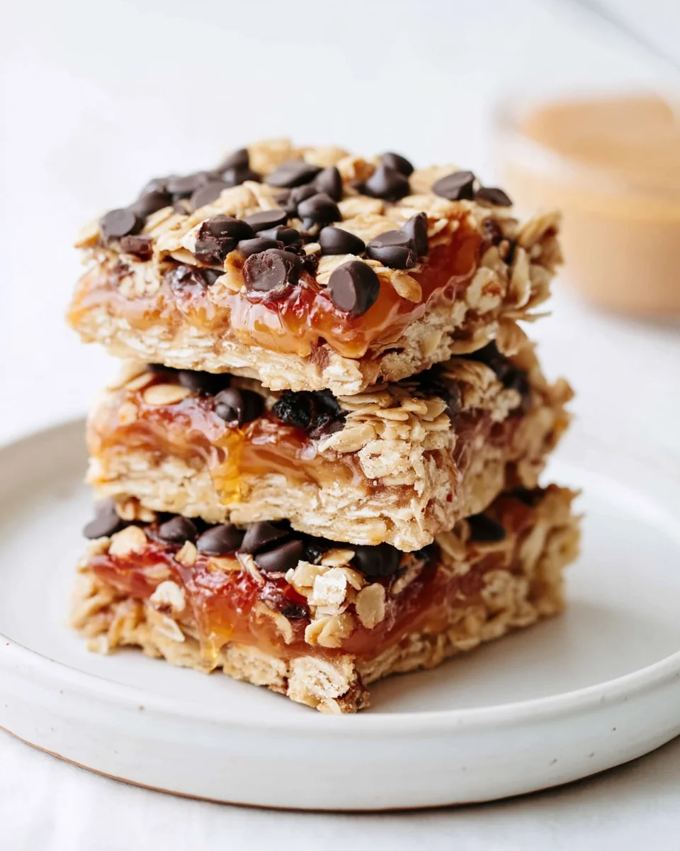 No Bake Peanut Butter Oatmeal Bars