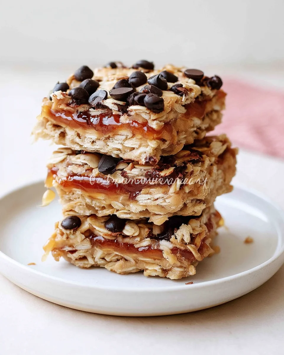No Bake Peanut Butter Oatmeal Bars image 2